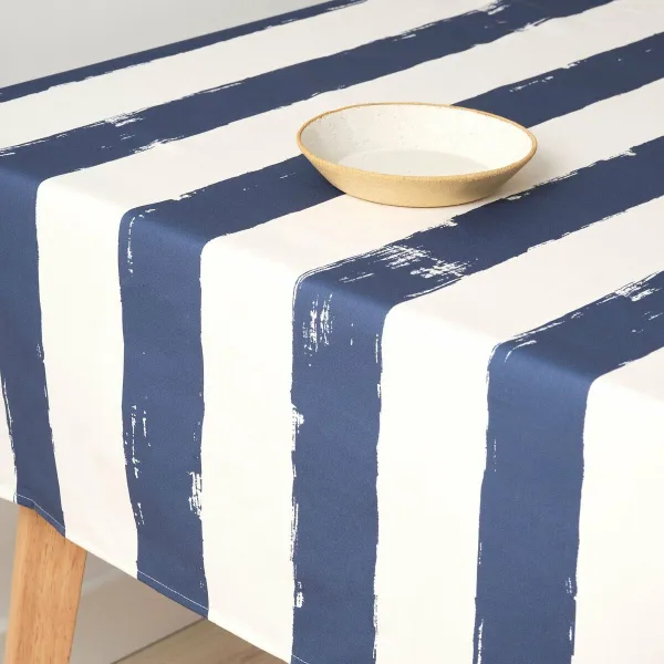 Pöytäliina Belum T012 Laivastonsininen 200 x 155 cm Raidallinen