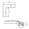 Connector for aluminium profiles CONNECT