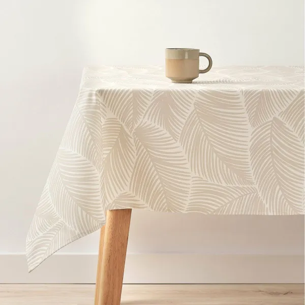 Pöytäliina Belum T011 240 x 155 cm Kasvien lehtiä