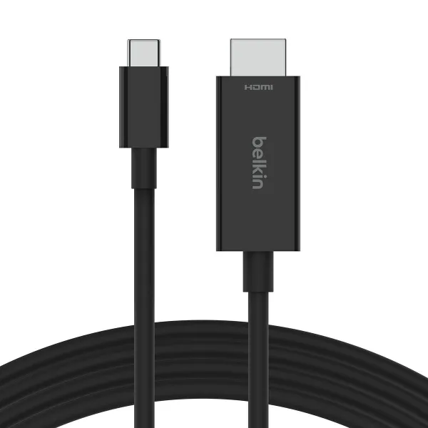 USB-C - HDMI kaapeli Belkin 2 m Melns