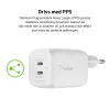 Wall Charger Belkin WCH013VF2MWH-B6 White 65 W