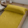 Подогнанный нижний лист Decolores Liso Горчица 160 кровать