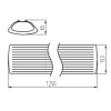 T8 LED tube linear fittings MEBA 4LED