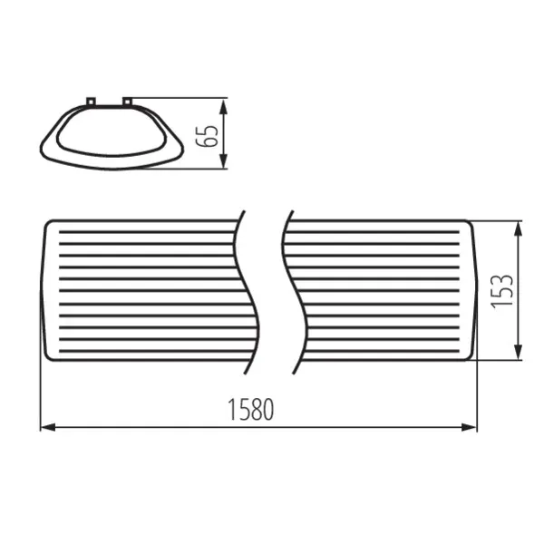 T8 LED tube linear fittings MEBA 4LED