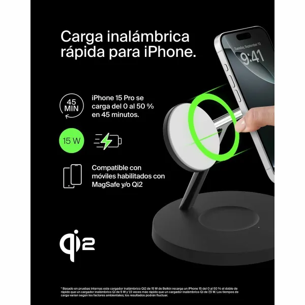 Wall Charger Belkin WIZ032KQBK Black
