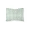 Pillowcase Kids&Cotton Vichy Mint 175 Threads 30 x 50 cm