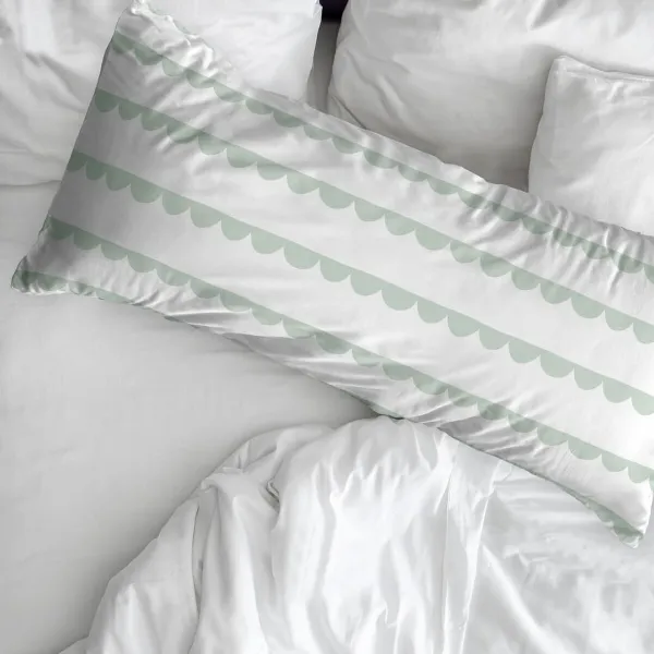 Pillowcase Kids&Cotton Guildo Mint 45 x 110 cm