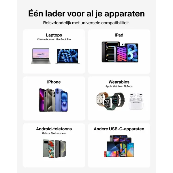 USB laidas Belkin WCH016HQWH Balta