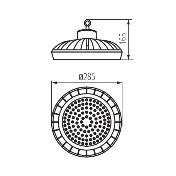 High-bay LED light fitting HB PRO LED HI