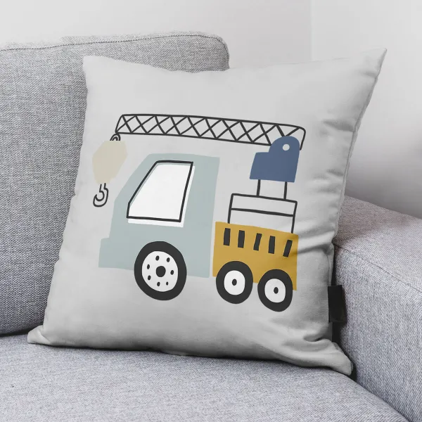 Чехол для подушки Kids&Cotton Brail A Белый 50 x 50 cm Хлопок