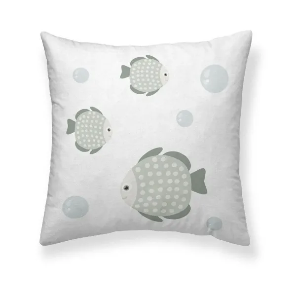 Cushion cover Kids&Cotton Farid A White 50 x 50 cm Cotton