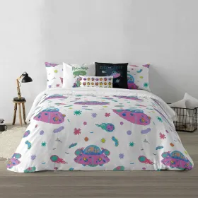 Пододеяльник Rick and Morty Universe Разноцветный 175 темы 240 x 220 cm