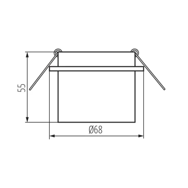 Ring for spotlight fittings SPAG