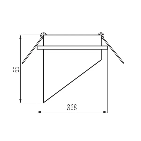 Ring for spotlight fittings SPAG