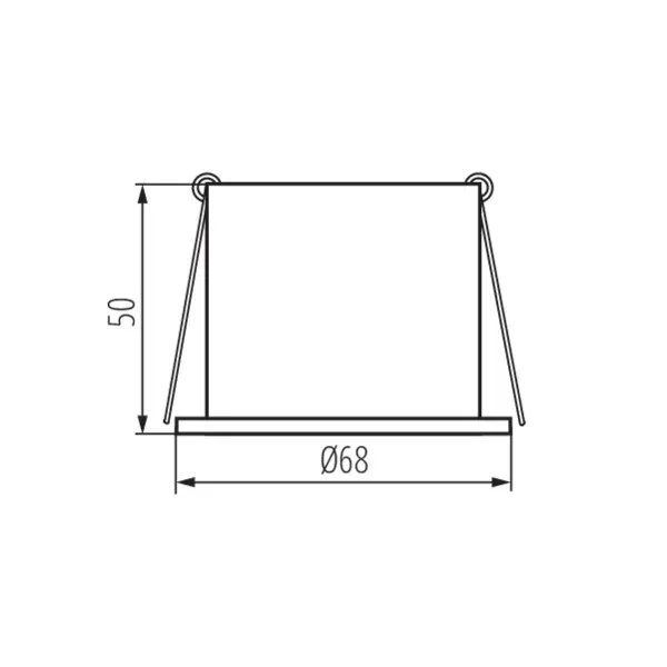 Ring for spotlight fittings SPAG