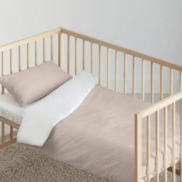 Vauvansängyn pussilakana Kids&Cotton Vichy 115 x 145 cm