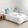 Tekikott Kids&Cotton Elm Valge 155 x 220 cm