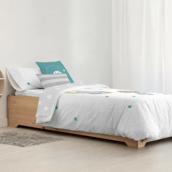 Nordic cover Kids&Cotton Elm White 155 x 220 cm