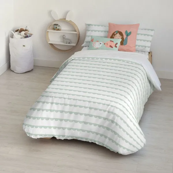 Пододеяльник Kids&Cotton Guildo Мята 155 x 220 cm