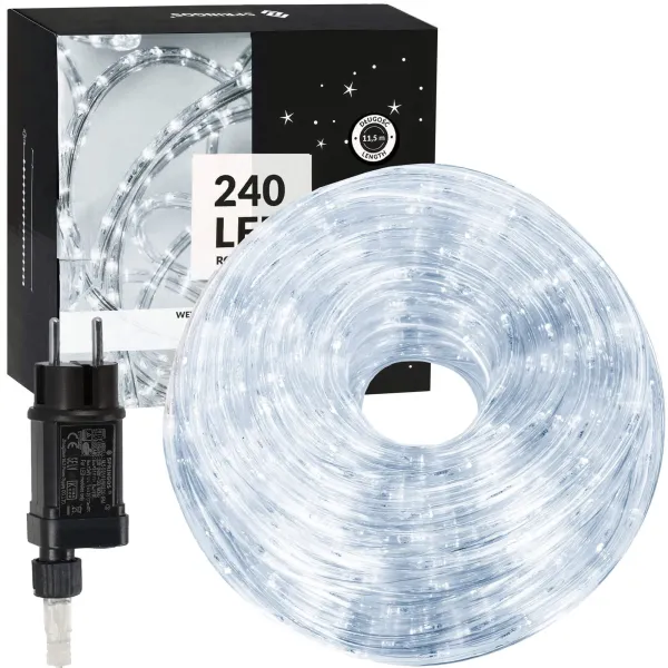 Valoletku 240 Led Springos CL4114 kylmä valkoinen 11,5 m