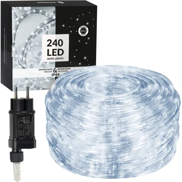 LED гирлянда 240 Springos CL4114 холодный белый 11,5 м