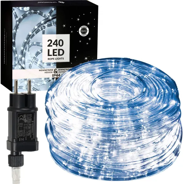 Valoletku 240 Led Springos CL4114 kylmä valkoinen 11,5 m