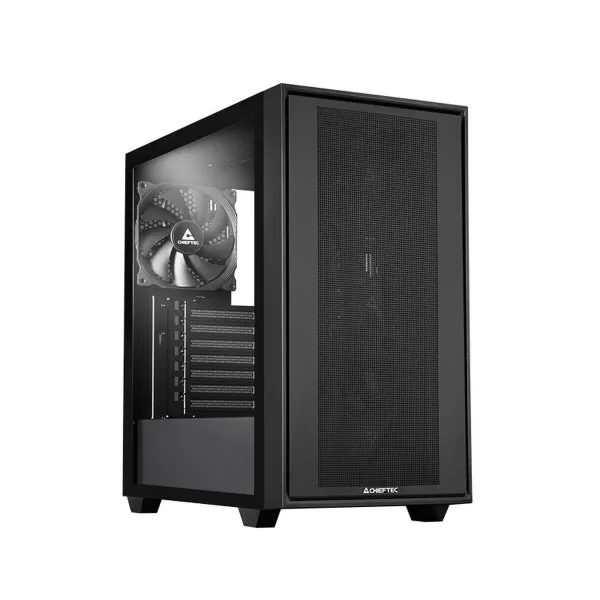 ATX Semi-tower Box Chieftec GS-03B-BLK-OP Black