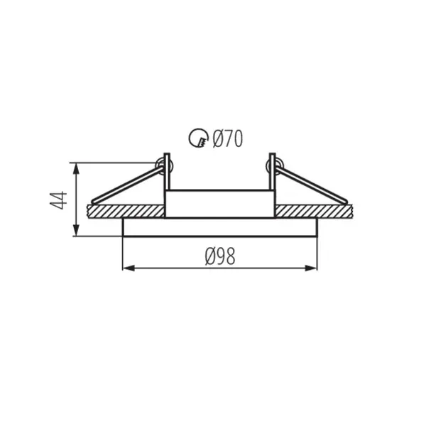 Ring for spotlight fittings ELNIS S