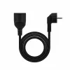 Extension Lead NANOCABLE 10.22.0610-BK Black