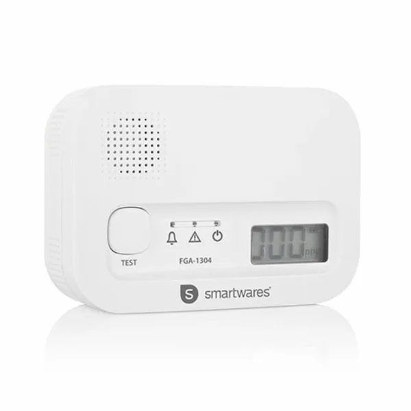 Kombinētais dūmu un oglekļa monoksīda detektoru komplekts Smartwares FGA-13041 85 dB