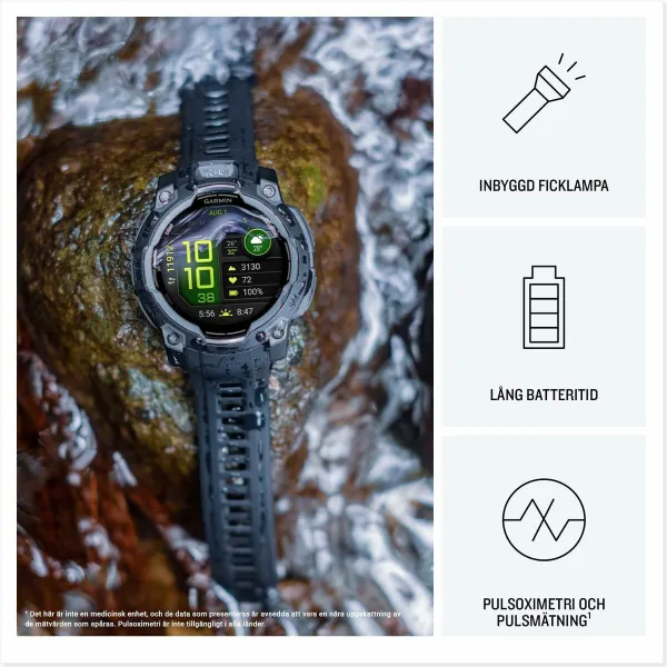 Smartwatch Garmin Instinct E 2 Lime 1,2" 0,9" 45 mm