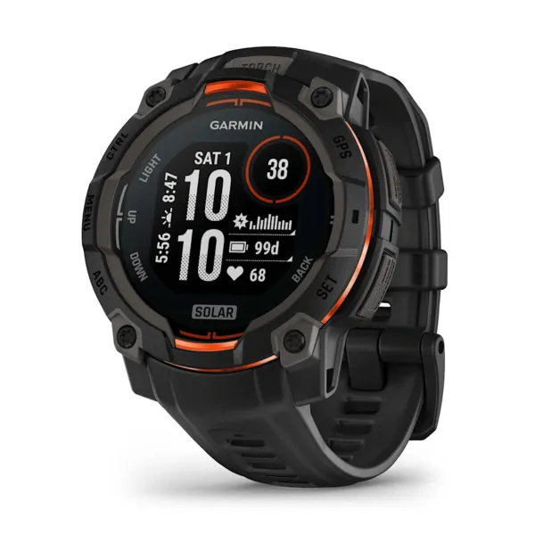 Smartwatch Garmin Instinct 3 Solar GPS 50mm Black 1,1