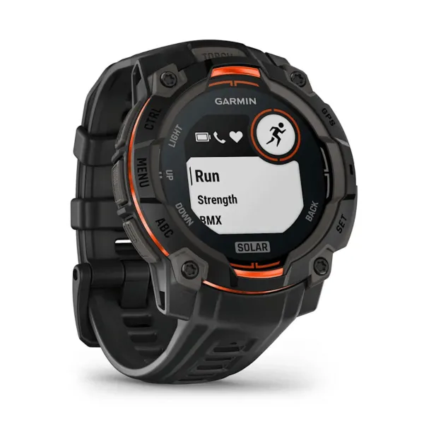 Älykello Garmin Instinct 3 Solar GPS 50mm Musta 1,1