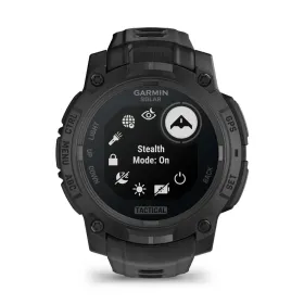 Nutikell Garmin Instinct 3 Solar Tactical Edition Must 0,9" 45 mm