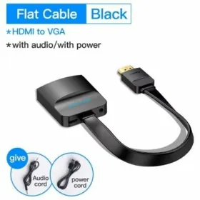 Thunderbolt to USB-C Adapter Vention 74346 Black 20 cm