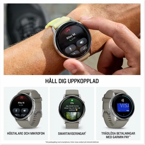 Smartwatch Garmin Venu 4 Black 1,4" 45 mm
