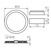 Downlight fitting ROUNDA V2LED