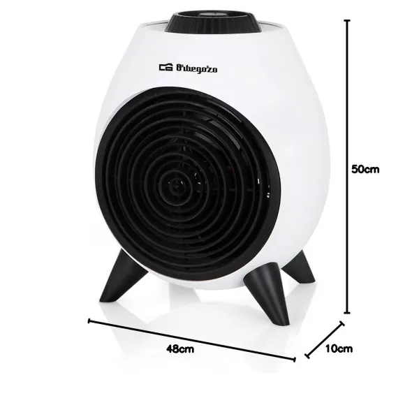 Обогреватель Orbegozo 17365 Чёрный 1000 W 2000 W