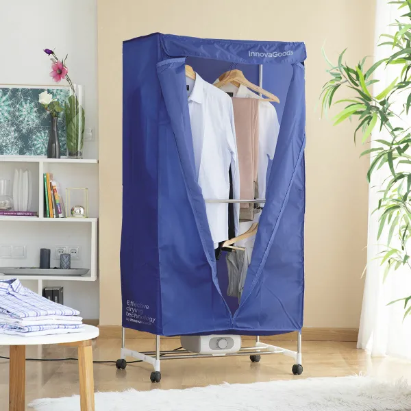Nešiojama elektrinė džiovykla su 2 lygiais Dupledry Blue InnovaGoods 1200 W