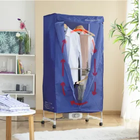 Nešiojama elektrinė džiovykla su 2 lygiais Dupledry Blue InnovaGoods 1200 W