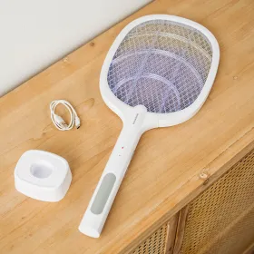 2-in-1 Rechargeable Insect Killing Racket with UV Light Elecfly InnovaGoods