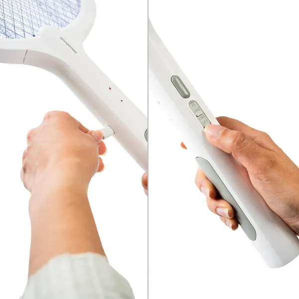 2 viename įkraunama vabzdžių naikinimo raketė su UV šviesa Elecfly InnovaGoods