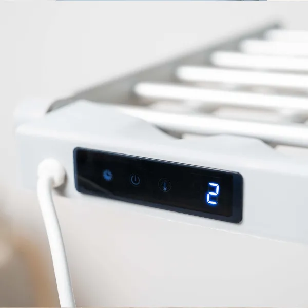 Sulankstomas elektrinis skalbinių džiovintuvas su sparneliais, jutikliniu ekranu, laikmačiu ir temperatūros kontrole Warmmat Inn
