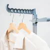 Sulankstomas vertikalus ištraukiamas drabužių džiovintuvas su ratukais Dolver XL InnovaGoods 30 skersiniai