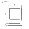 Downlight fitting CARSA V2LED