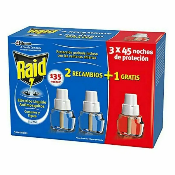 Hyttyskarkottimen täyttöpakkaus Raid J309467 200 ml (Kunnostetut Tuotteet A+)