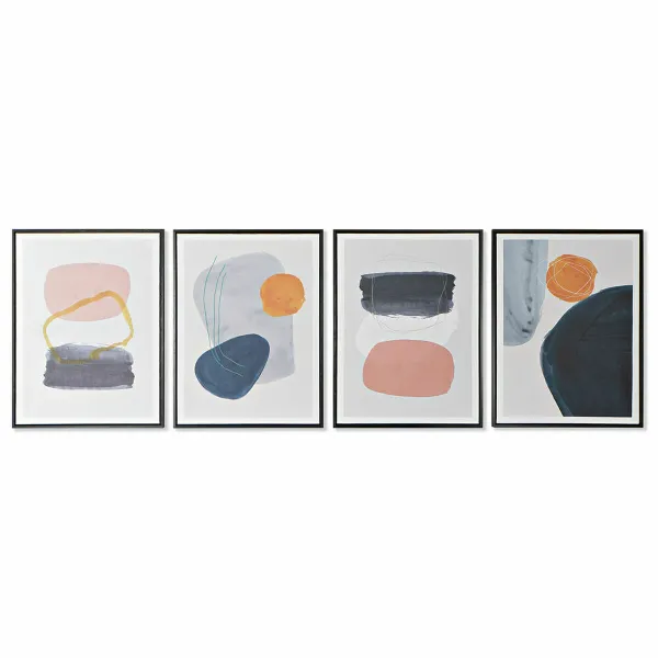Maalaus DKD Home Decor S3018014 Muovinen (4 Kappaletta) (Kunnostetut Tuotteet A)