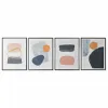 Maalaus DKD Home Decor S3018014 Muovinen (4 Kappaletta) (Kunnostetut Tuotteet A)