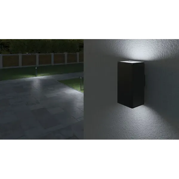 Garden light fitting with replaceable light source GORI