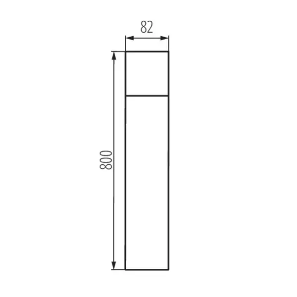 Garden light fitting with replaceable light source VADRA